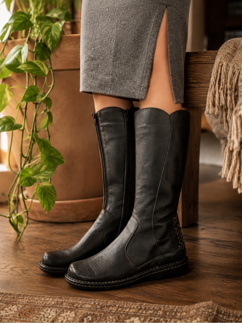 Born Leather Tall Boots
Size: 8 / EU 39 Black - Picture 2 of 16
